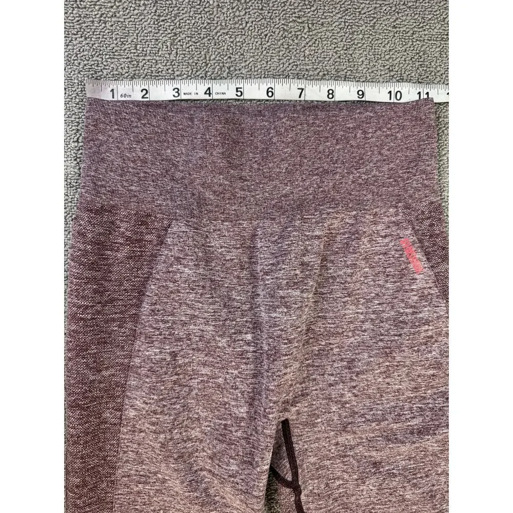 Gymshark Leggings Tight Small Heathered Purple Workout Running Active Athleisure